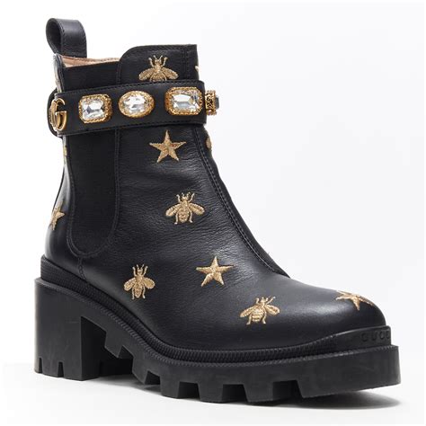 gucci bee boots outfit